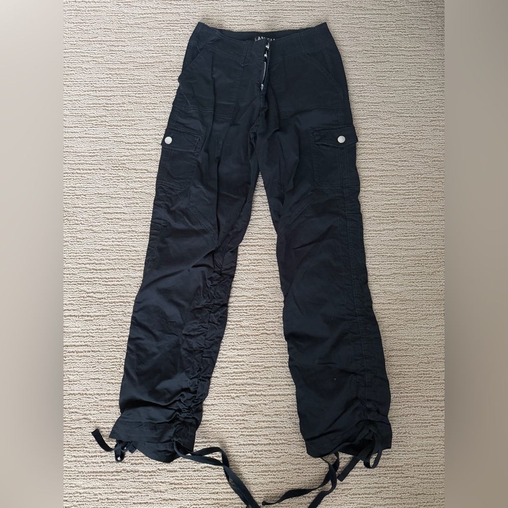 I.AM.GIA Black Straight Leg Cargo Pants